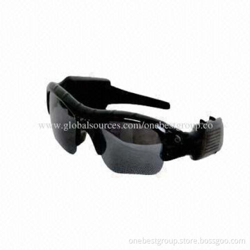 Recordable Eyewear with High-quality Polaroid Lenses for One-button Video Recording Optional